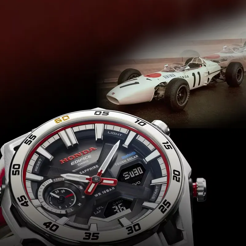 Edifice Honda Limited Edition Solar Bluetooth Racing Men’s Watch- ECB-2300HR-1A